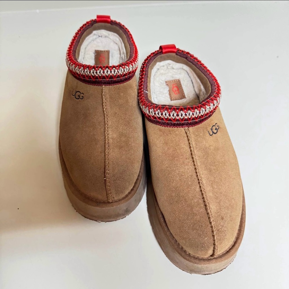 Ugg tazz platform women chestnut size 7